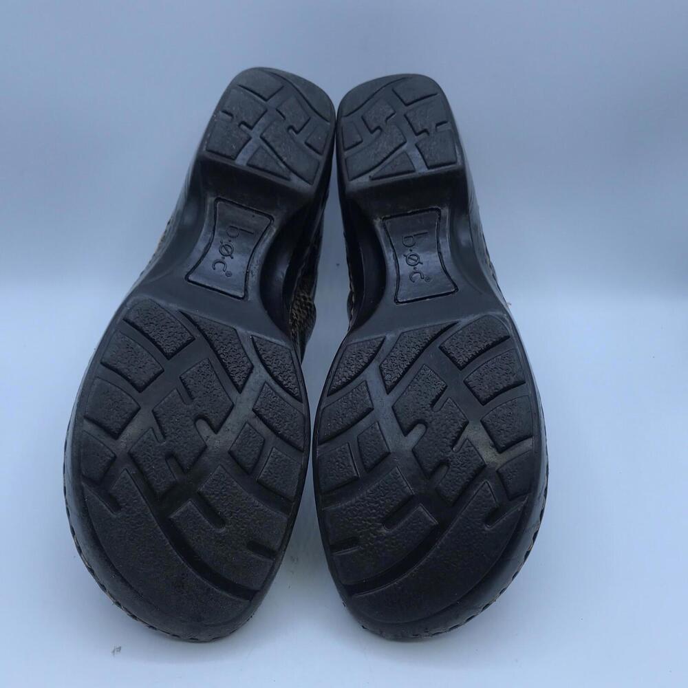 BOC Born Concept Womens 40 US 8.5 Snakeskin Patent Leather Nurse Clogs Shoes - Picture 7 of 8